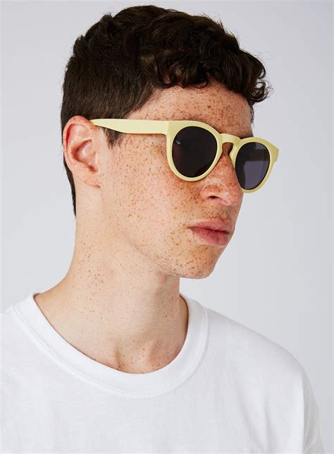 yellow sunglasses round